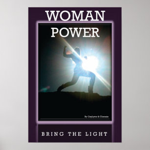 Poster de energia para mulheres