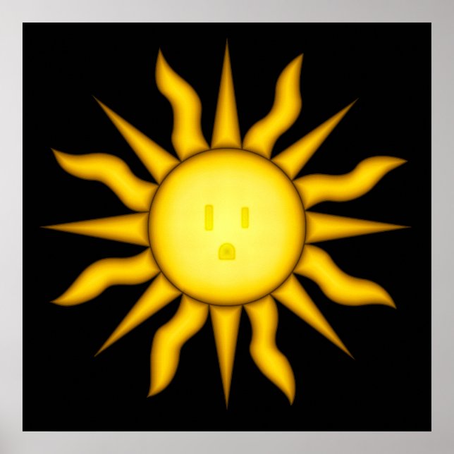 Poster de energia solar (Frente)