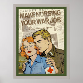 Poster de Enfermagem Militar