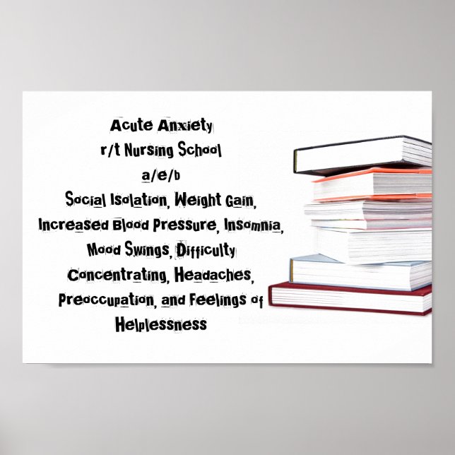 Poster de Enfermagem na Escola (Frente)