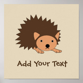 Poster de Enfermeiro de Sala de Bebê de Hedgehog P