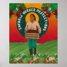 poster de "Enforce as Proteção do Trabalhador" por