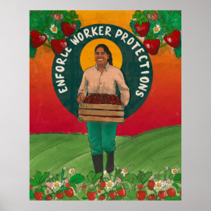 poster de "Enforce as Proteção do Trabalhador" por