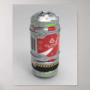 Poster de Engenheiro de de Espaço - Cola Clang (s