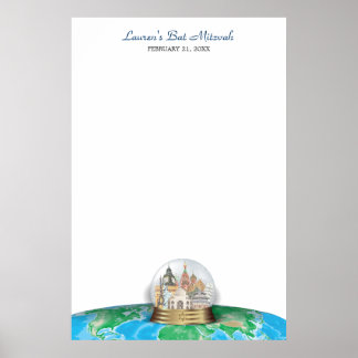 Poster de Entrada do Bar Mundial Bat Mitzvah