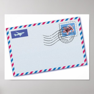 Poster de Envelope Airmail