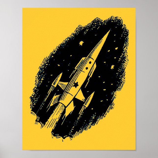 Poster de Envio de Foguete X-11 (Frente)