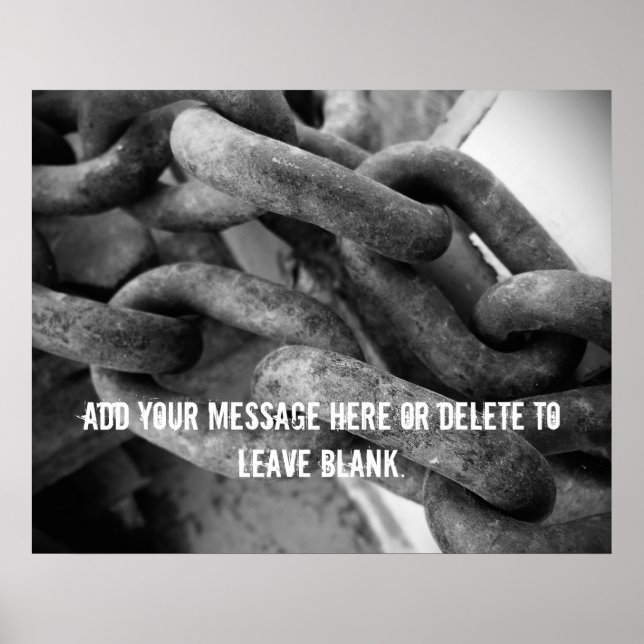 Poster de equipamento pesado (Frente)