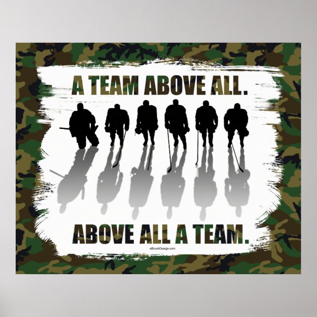 Poster de Equipe Acima de Tudo (Hockey) (Frente)