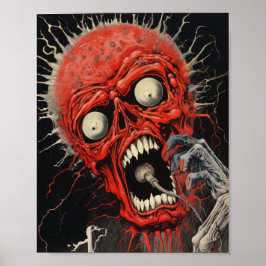 Poster de Esmagamento do Monstro do Pesadelo Surre