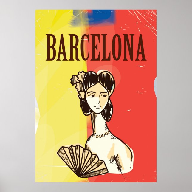 Poster de Espanha de Barcelona (Frente)
