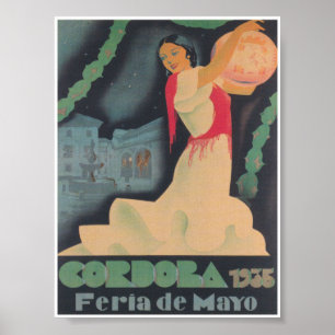 Poster de Espanha de Córdoba Feria de Mayo