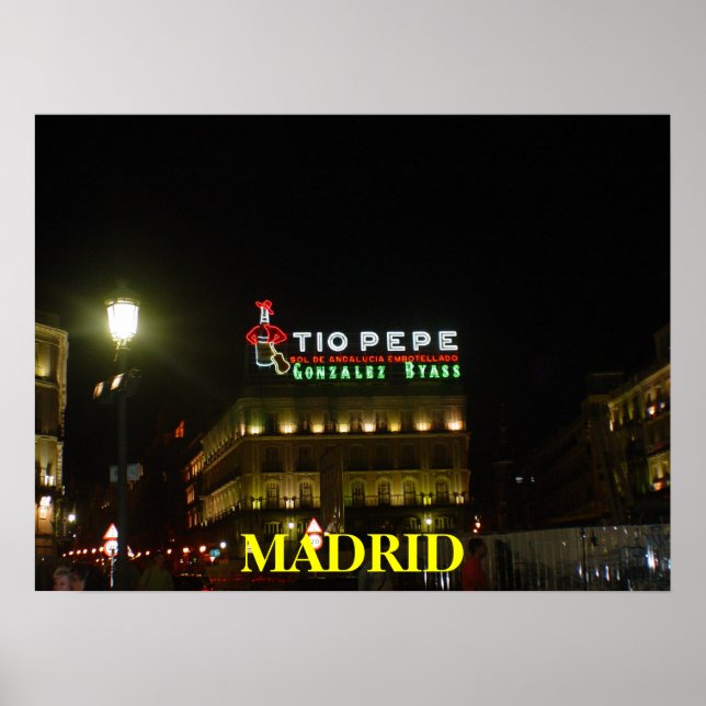 Poster de Espanha de Madrid (Frente)