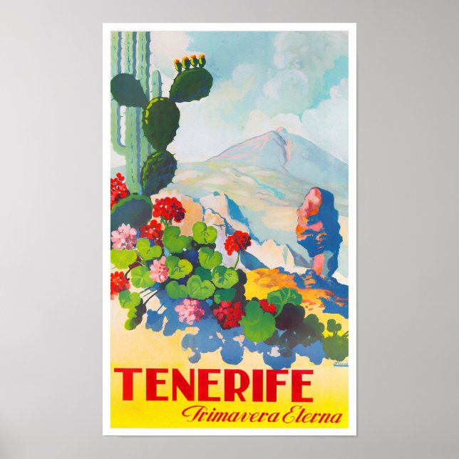 Poster de Espanha Tenerife (Frente)