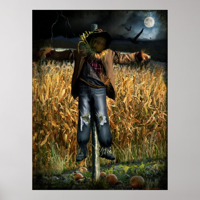Poster de Espantalho Spookeen Halloween (Frente)