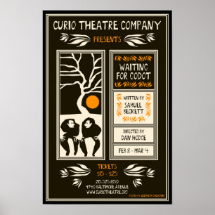 Poster de ESPERA do ~ de GODOT por Elizabeth