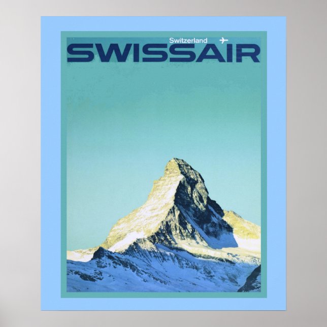 Poster de esportes de inverno Vintage (Frente)