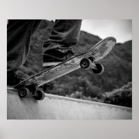 Poster de esportes extremos: skate