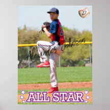 Poster de esportes personalizados 001