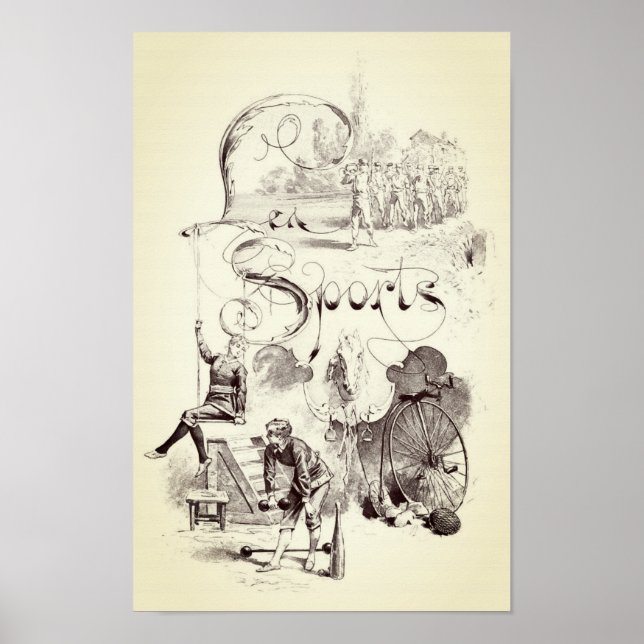 Poster de esportes vitorianos (Frente)