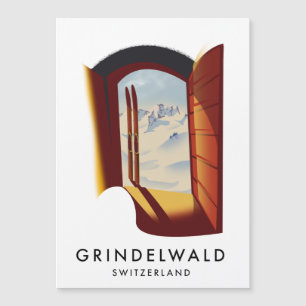 Poster de esqui Suiça Grindelwald