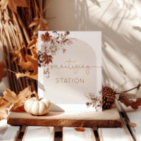 Poster de Estação de Saneamento de outono Russo