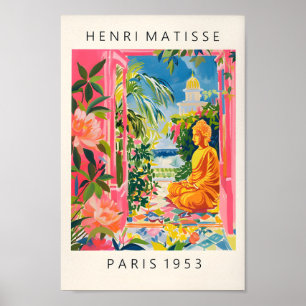 Poster de Estátua Buda, Meditação de Arte de Pared