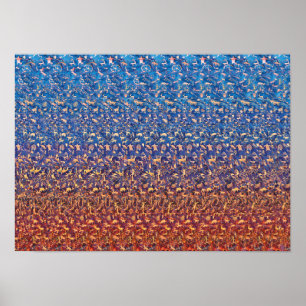 Poster de Estereograma 3D oculto - Guardião do Pa