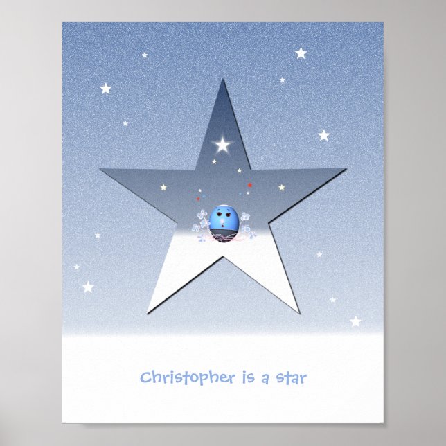 Poster de Estrela para Crianças (Frente)