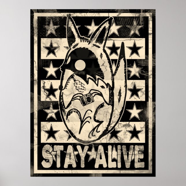 Poster de Estrelas e ALIÊNCIA do Photocoyote (Frente)