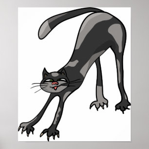 Poster de estresse de gato