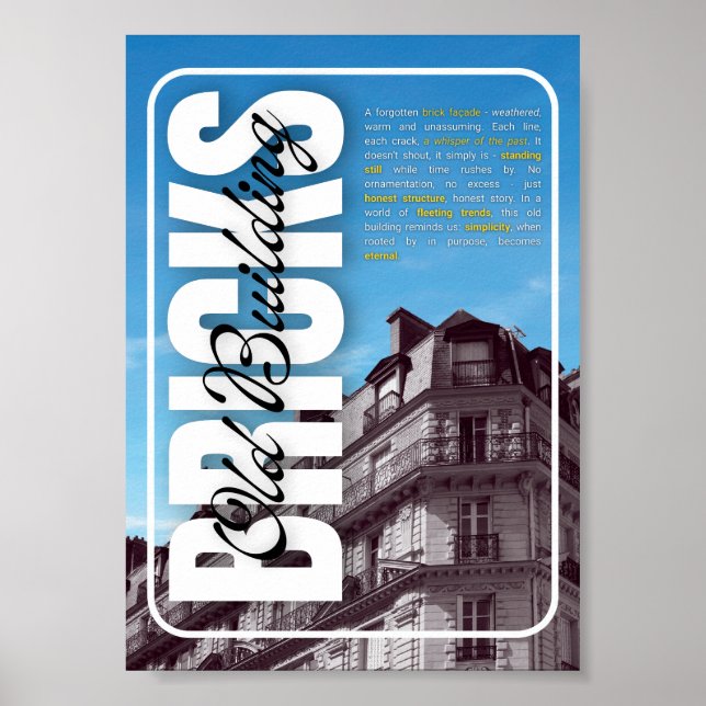 Poster de Estrutura do eterno (Frente)