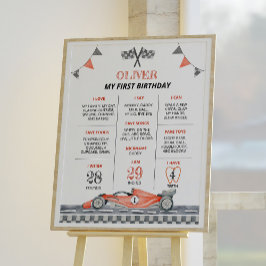 Poster de etapa de Festa de aniversário de carro d