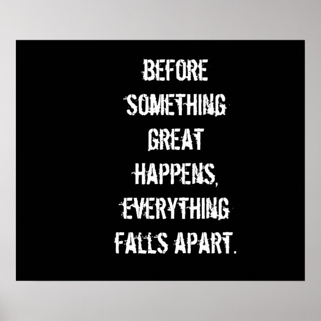 Poster de exercícios motivacionais (Frente)