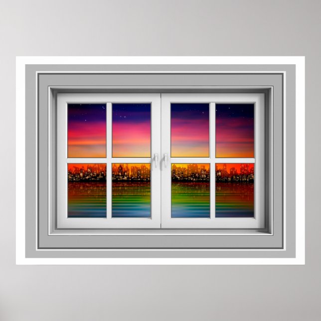 Poster de Exibição de Janela (Frente)