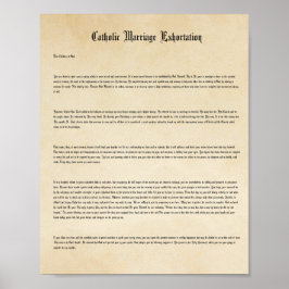 Poster de Exorção de Casamentos Católicos Tradicio
