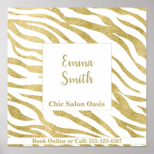 Poster de Experiência de Beleza Luxe