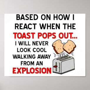 Poster de explosão de brinde