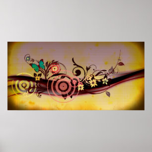 Poster de explosão de primavera