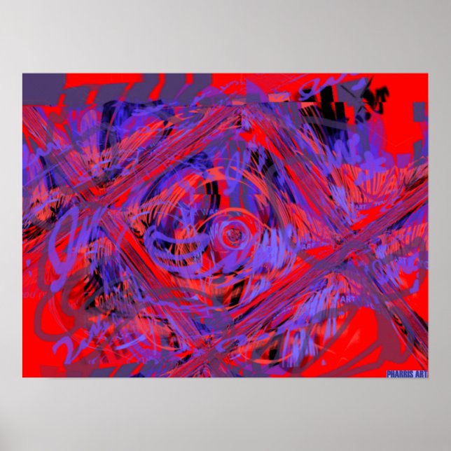 Poster de explosão gráfica (Frente)