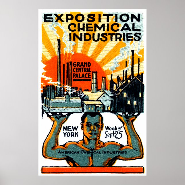 poster de exposição química 1917 (Frente)