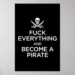 Póster *** de f tudo e transformado um pirata