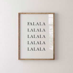 Poster de falalala mínimo