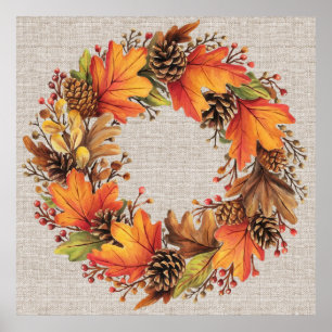 Poster de Fall Wreath