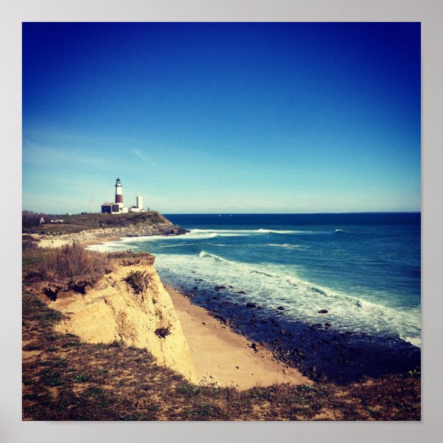 poster de farol de ponto montauk (Frente)