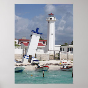 Poster de Farol Puerto Morelos