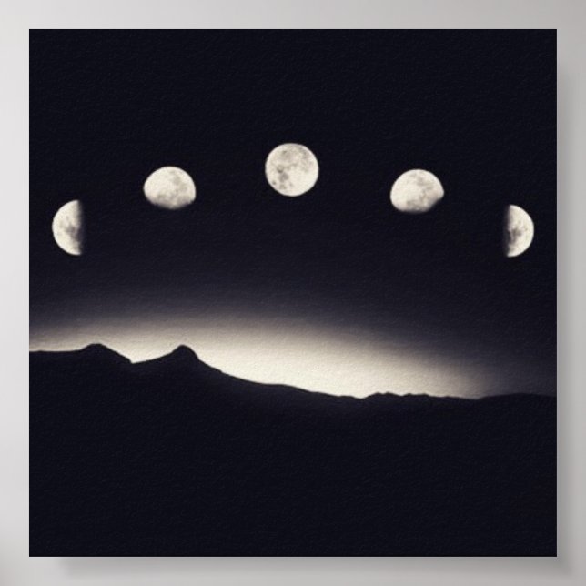 Poster de fase lua (Frente)