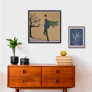 Poster de Fashion de Arte de Natal