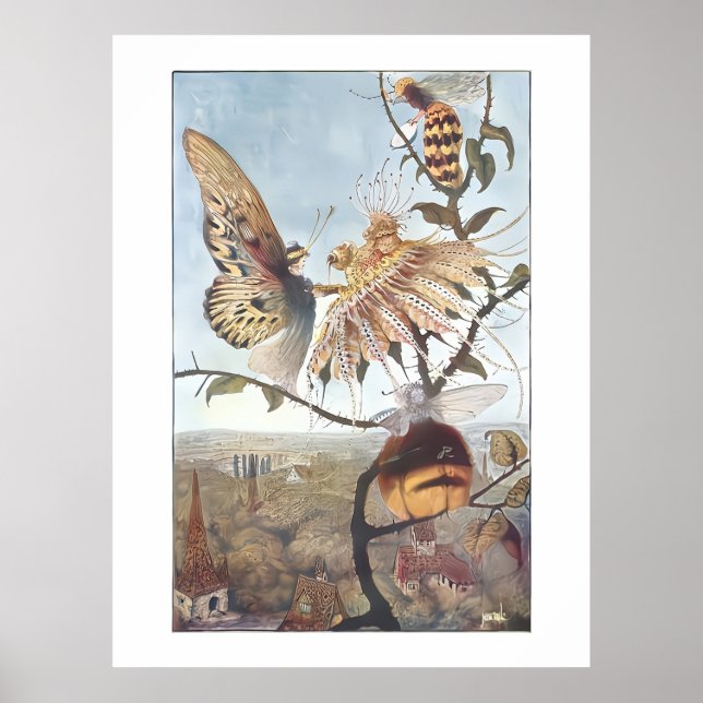 Poster “De fato, desapareceu,” murmurou o Rei Honey (Frente)