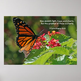 Poster de fé, esperança e caridade